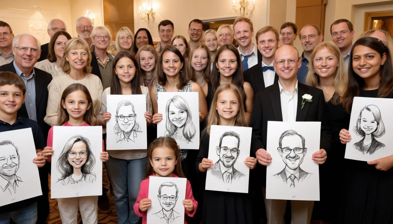 How Caricatures Capture the Fun of Any Gathering